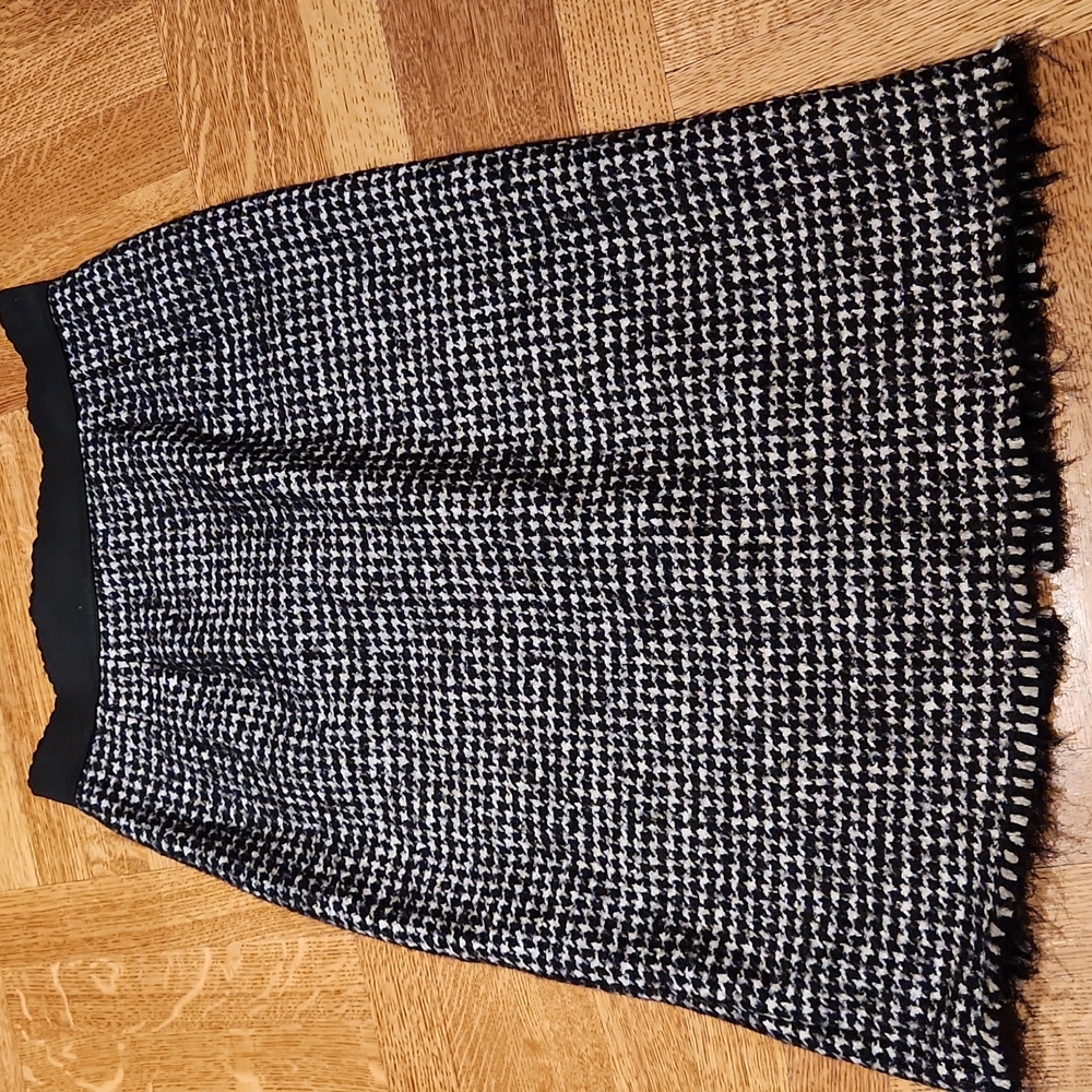 Dolce & Gabbana hounds tooth skirt.